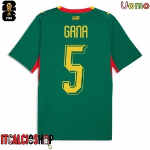 Senegal Idrissa Gueye #5 Seconda Maglia Mondiali 2026 Manica Corta